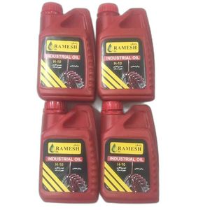 روغن هیدرولیک رامش مدل h 10 حجم 1000میلی لیتر مجموعه 4 عددی